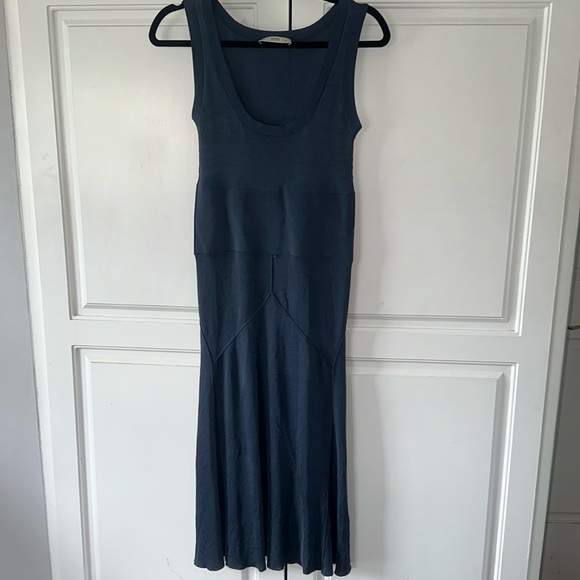 Prada knit bandage body con viscose maxi seamed dress - Picture 1 of 9